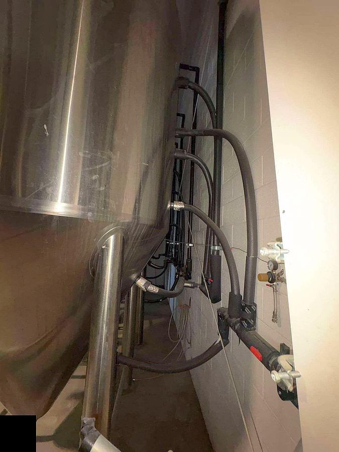Used (3) available - Used PBST Pacific Brew 60 bbl / 1860 Gal Conical Jacketed Unitank Fermenters