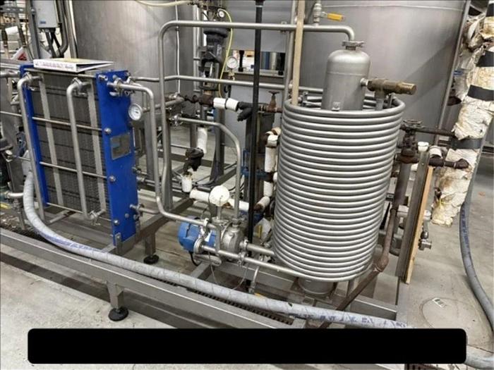 Used Used IDD Skid Mounted Purepass Flash Pasteurizer