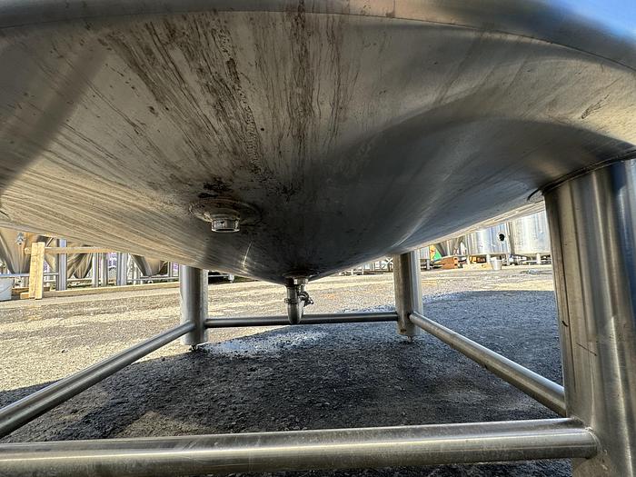 Used Used ABE 30 bbl Jacketed brite tank