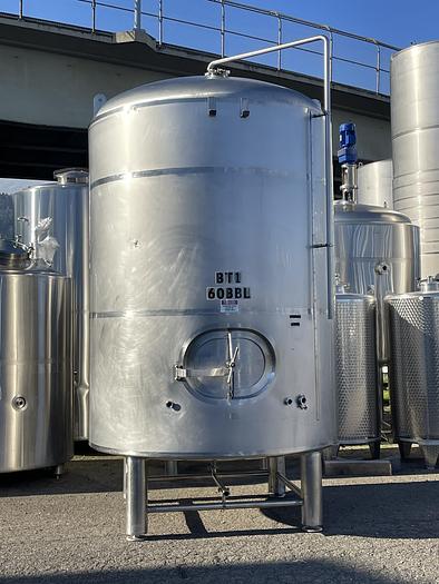 Used Used 60 bbl Jacketed Brite Tank - ABT / Allied Beverage