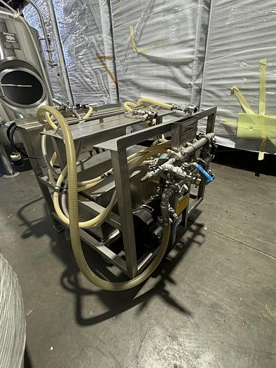 Used DME 4 head manual keg washer