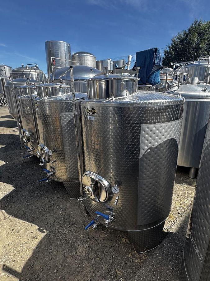Used (4) Available - Used 2500L / 660Gallon Speidel Fermenters