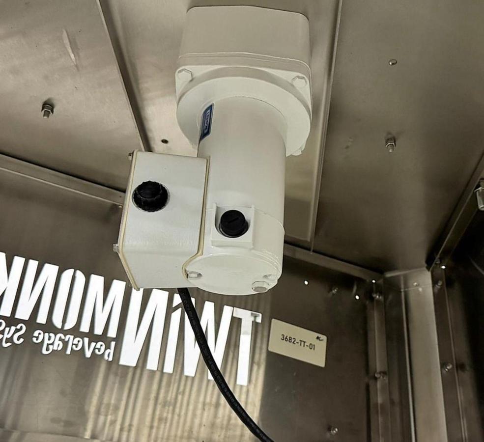 Used Twin Monkey Canning 60" accumulation/pack off disc