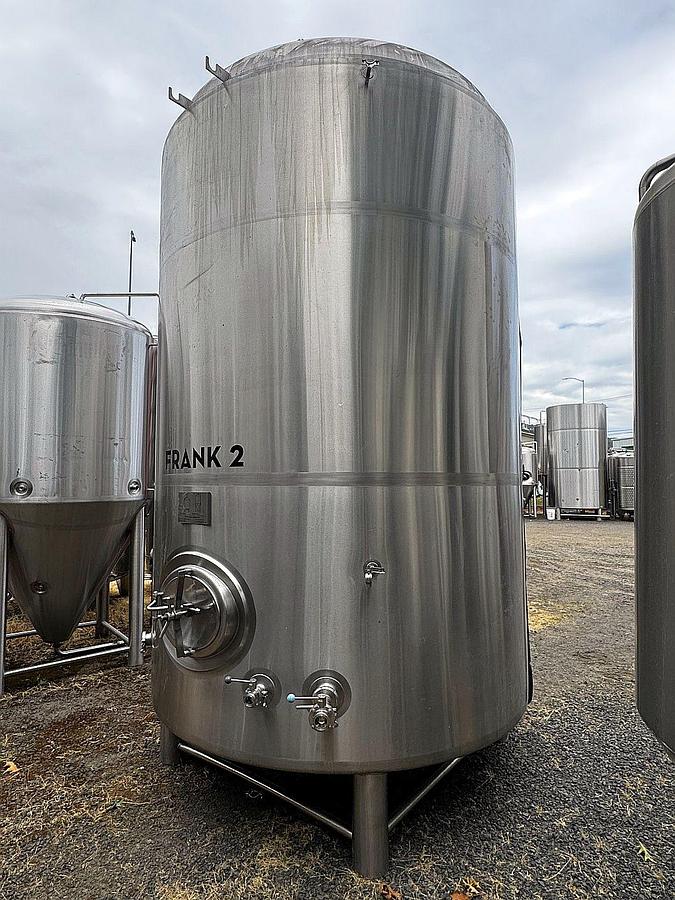 Used (3) Available - Used PBST 90 bbl / 2790 Gal Jacketed Brite Tanks
