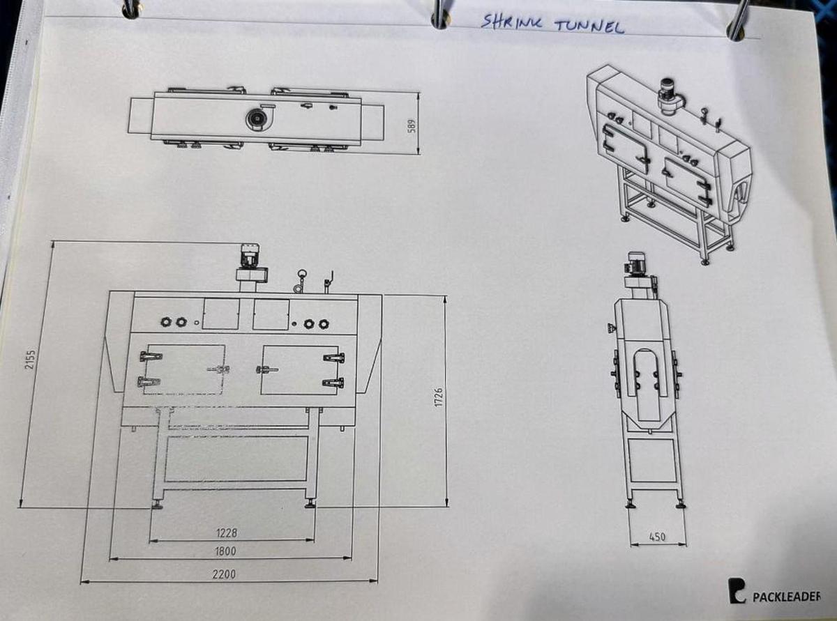 Used Pack Leader Shrink Sleeve labeling machine - model SL10, 2021