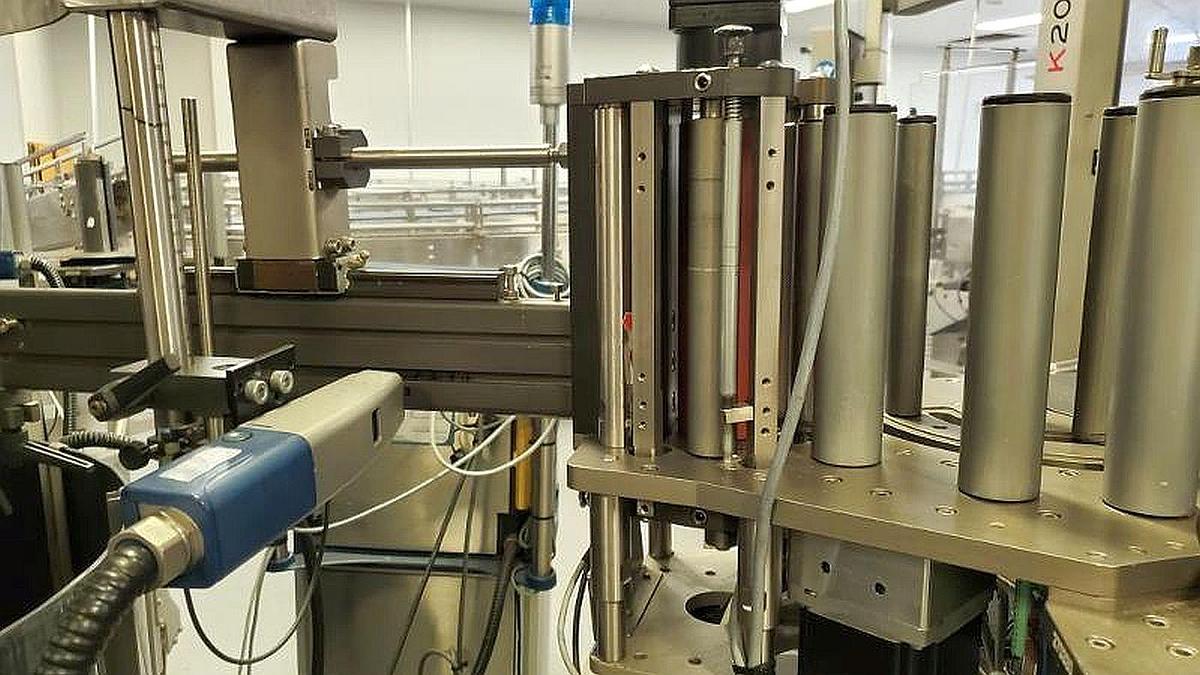 Used Used Sacmi Kube K20 rotary modular pressure sensitive labeler