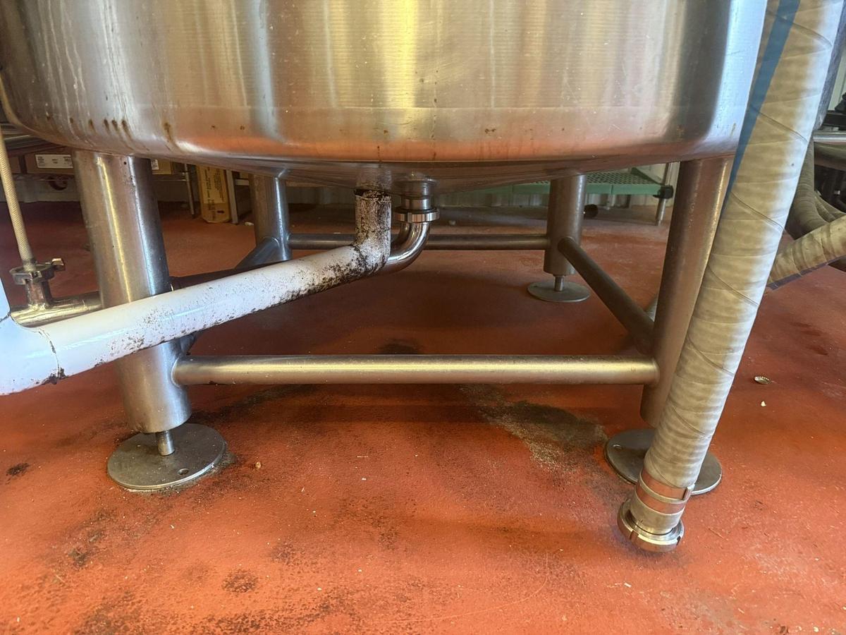 Used Premier Stainless 6000L / 1680Gal jacketed Brite / Storage Tank