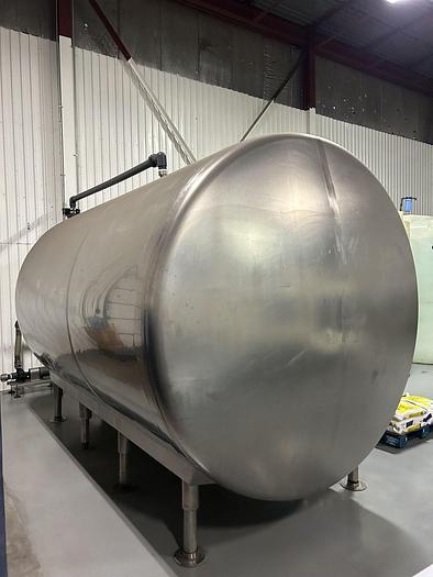 Used Used CREPACO Creamery Package 5000 Gallon Horizontal Storage Tank