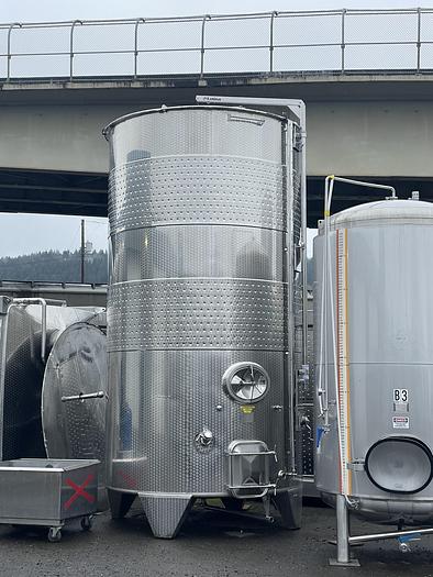 Used (5) Available - Used Letina 15,800L/ 4175 Gal VC Jacketed Fermenters