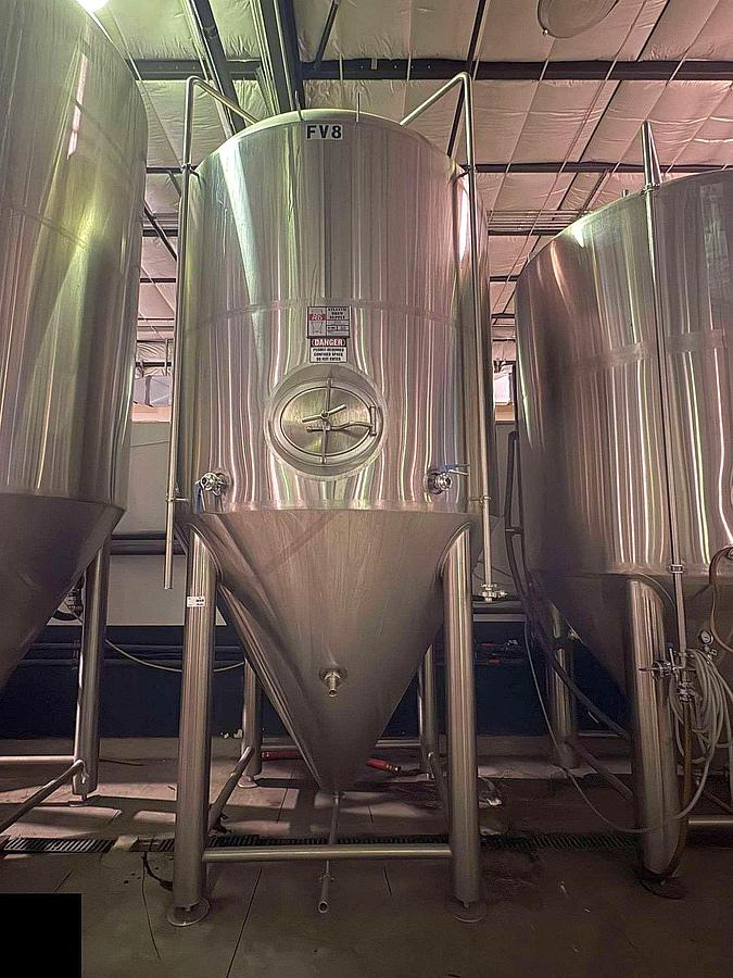 Used (1) Available - Used ABS Atlantic Brew Supply 60 bbl / 1860Gal Jacketed Unitank Fermenter