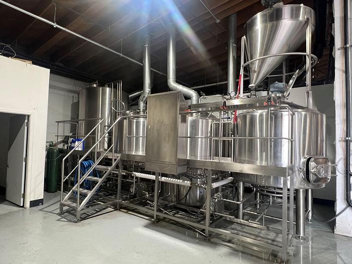 Used Used 15 bbl Direct Fired Brewhouse