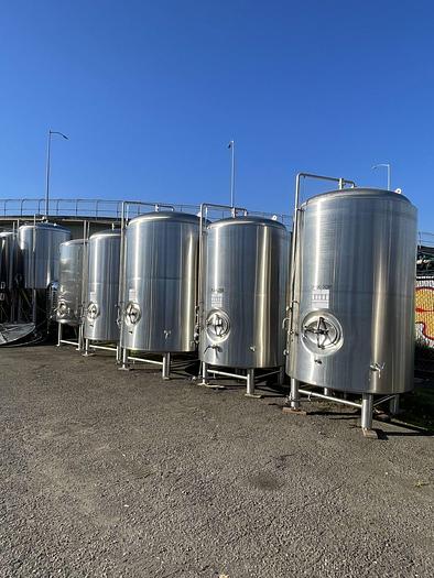Used 2 available - Used 40 bbl Jacketed Brite Tank