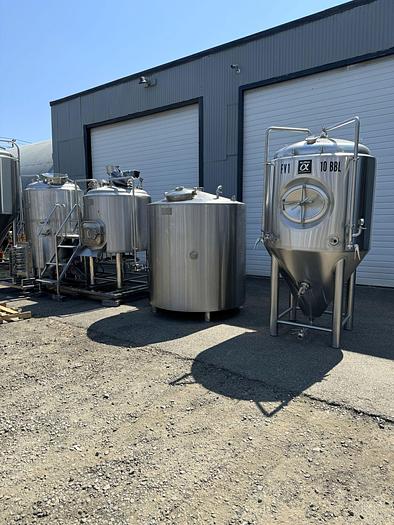 Used Used 5bbl Direct Fired Brewhouse