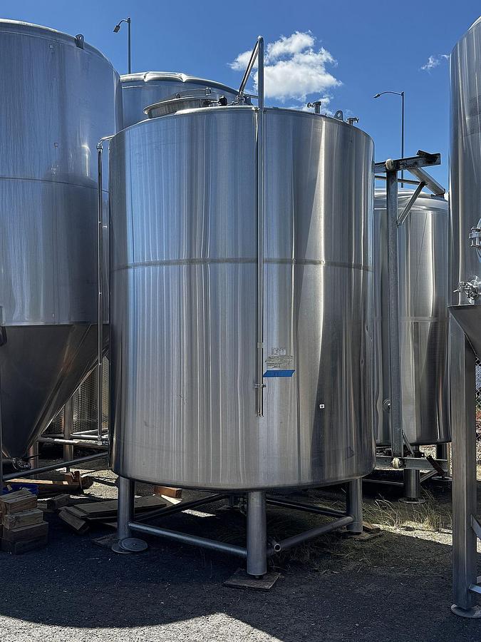 Used Used Premier Stainless 60 bbl (1860 Gallon) jacketed tank - Cold / Hot Liquor Tank
