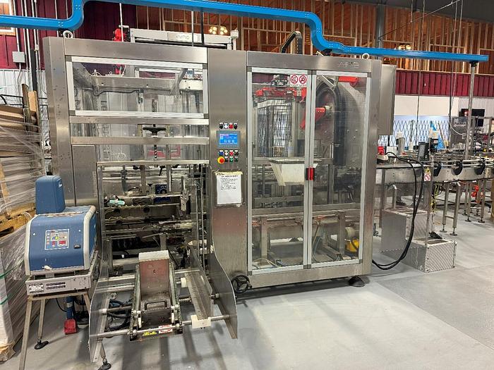 Used GAI 8032A Bier Monobloc rinser/filler/crowner/ropp capper With Support Equipment