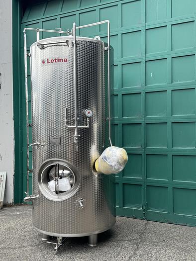 New Stock Letina T2100L / 555 Gal High Pressure Fermenter/Storage Tank