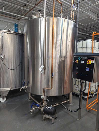 Used Used Premier Stainless 40 bbl / 1250Gal Electric Hot Liquor Tank