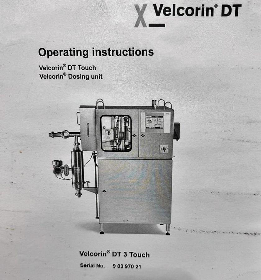 Used Used Lanxess Velcorin DT3 Touch Dosing Machine - 2021
