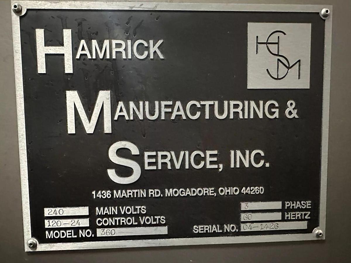 Used 2004 Hamrick Manufactuing Services Model 360 Case Packer