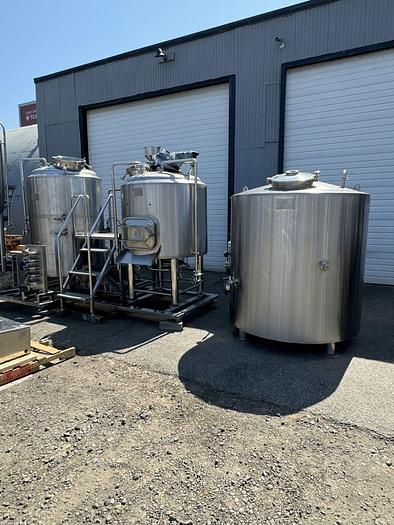 Used Used 5bbl Direct Fired Brewhouse