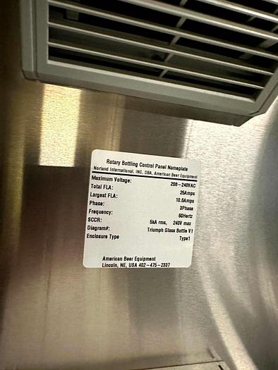 Used ABE/Norland GlassPak 66 Bottling Line