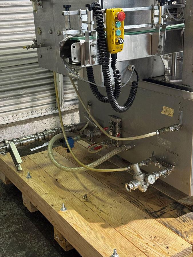 Used Used GAI 3003A Bier 12 Valve Monoblock Rinser Filler Crowner