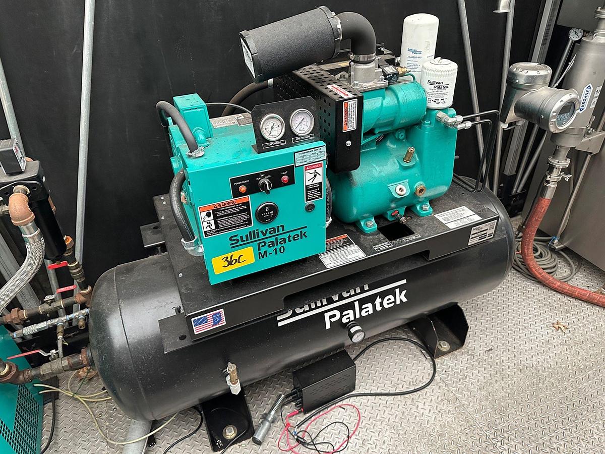 Used Used Sullivan Palatek M-10 Air Compressor