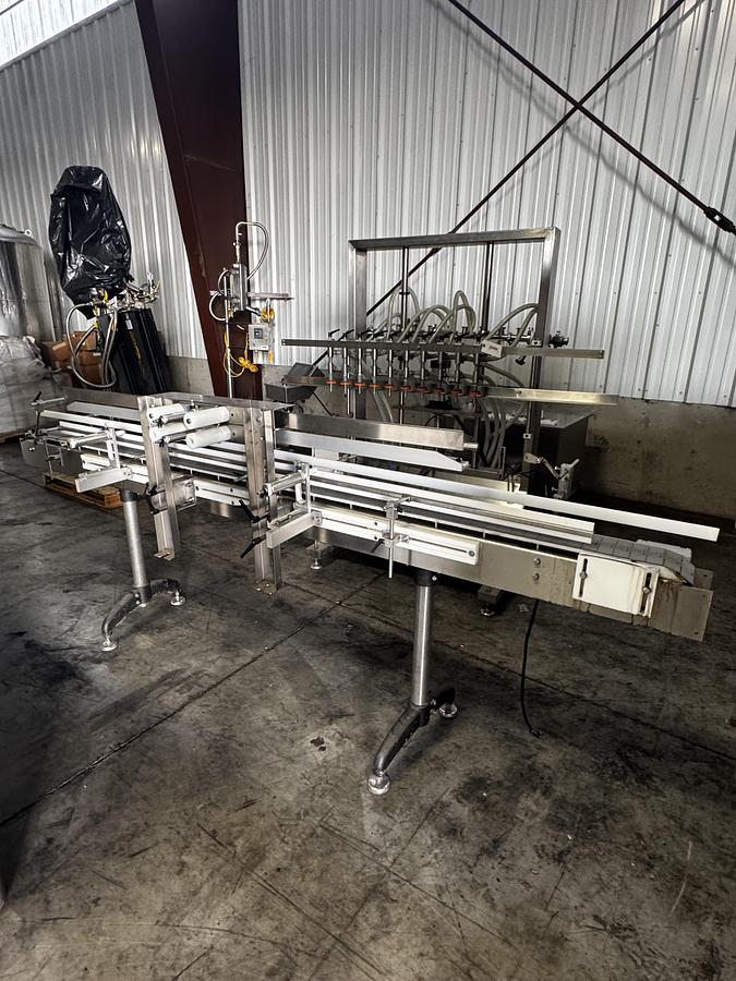 Used 2022 Accutek APOF Automatic 10 Valve Inline Filler