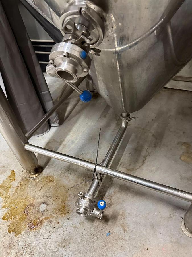 Used (2) Available - GW Kent 10 bbl / 310 Gal Jacketed fermenter / storage tanks