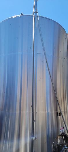 Used (2) Available - Used AAA Metals 120 bbl Jacketed Brite Tank - 3720 Gal