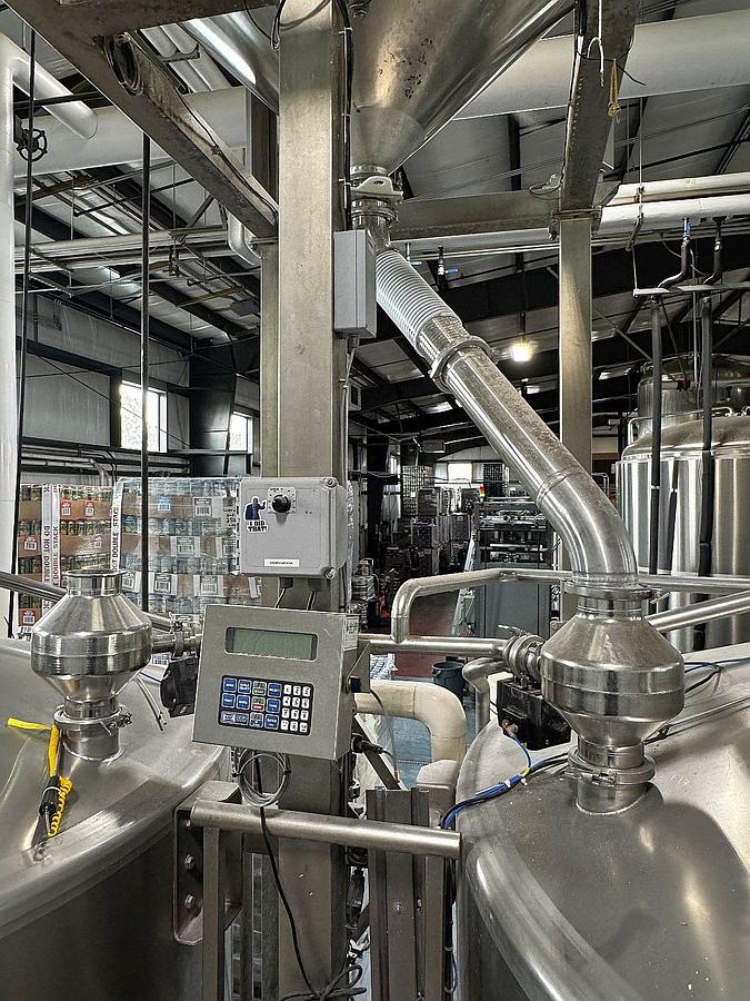 Used Prospero 30 bbl 4 vessel brewhouse with HLT, CLT. and grist case