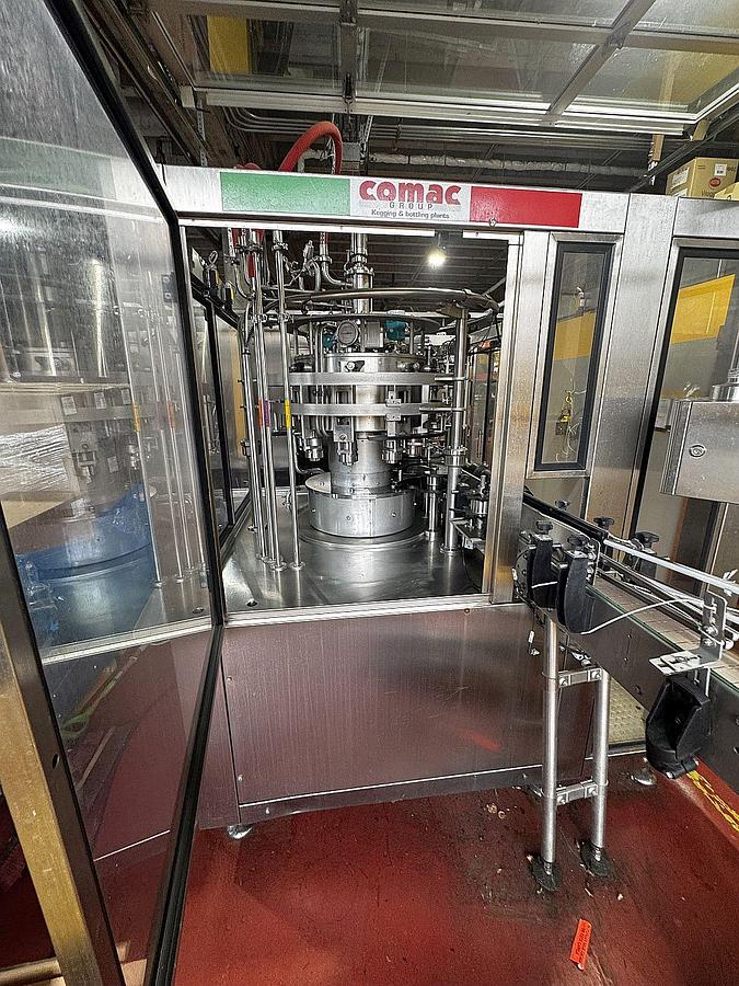 Used Comac 8/1 Can Filler/ Seamer