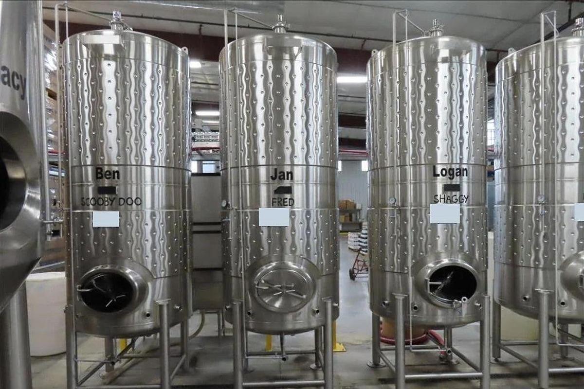 Used (4) Available - Used Practical Fusion 20 bbl / 620Gal jacketed brite/storage tanks