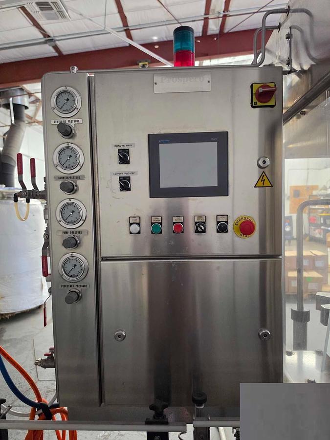 Used Used GAI 3003A Bier 12 valve counter pressure filling line