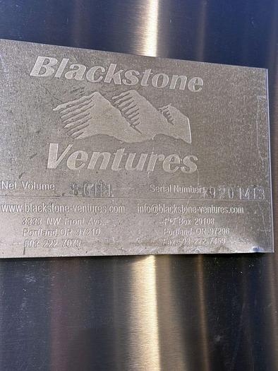 Used (3) available - Used BSV (Blackstone) 80HL (8000L) / 68 bbl conical jacketed fermenters