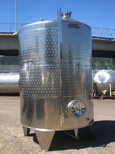 New Stock Letina 2310Gal/8750L Closed Top Jacketed Storage Tank