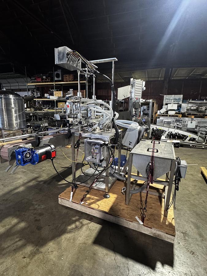 Used Inline Filling Systems Inline 4 Head Filler