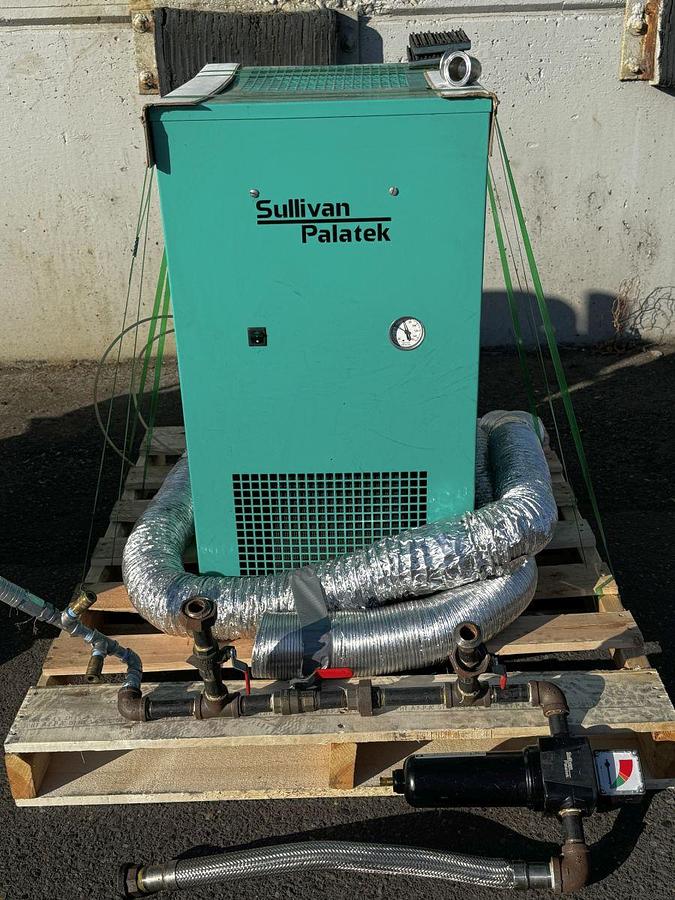 Used Used Sullivan Palatek M-10 Air Compressor with Sullivan Palatek High Temp Air Dryer