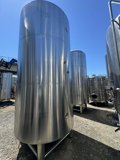 Used (3) available - Used ABS 60 bbl/ 1860 Gal jacketed brite tanks