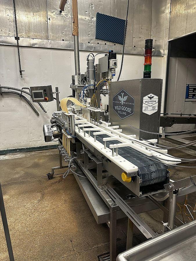 Used Used Wild Goose WG5 Canning line with Depal and Labeler