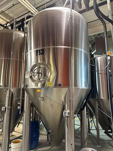 Used (4) Available - Used Prospero SK 60 bbl (1860gal Usable) conical fermenters