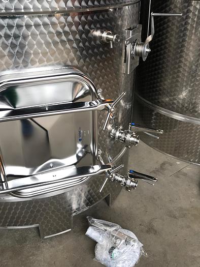 New Stock Letina 620Gal/2350L Forkliftable Variable Capacity Jacketed Tank