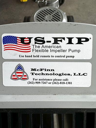 Used Used US-FIP 2" flexible impeller pump with cart