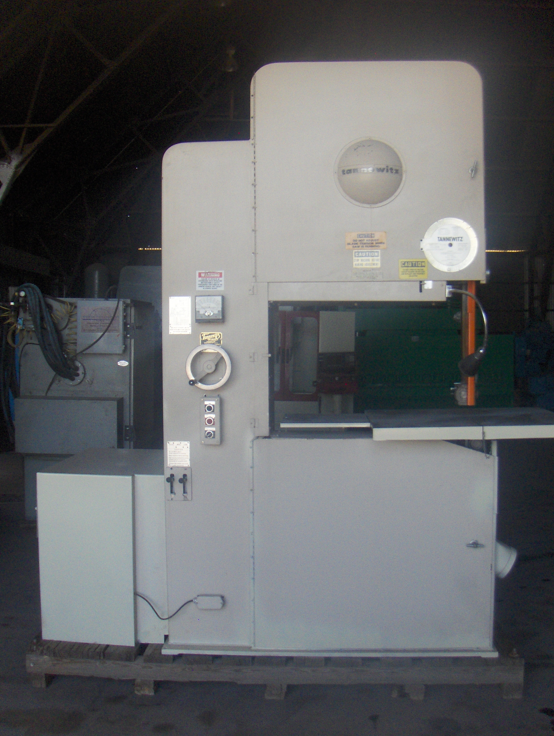 Used 36 Inch Tannewitz Mdl. GVTNE  Vert. Band Saw