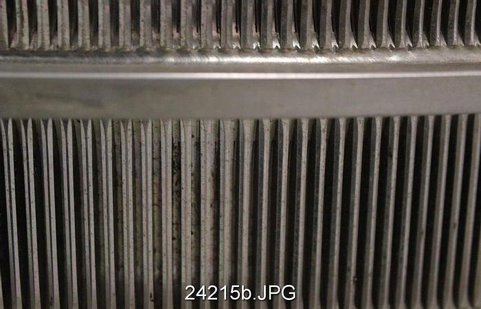 Used Finckh HICO II Horizontal Pressure Screen Basket, Finckh Hico II, .006" Slots #24215