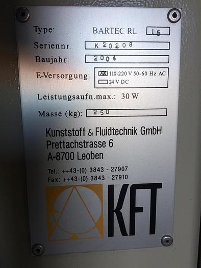 Used KFT BARTEC RL15