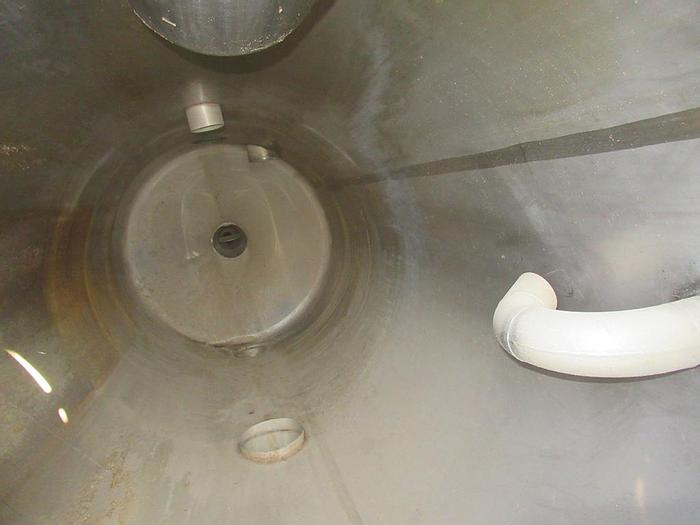 Used Tank, 800 Gallon, S/st, 3.5' x 9', Cone Btm, #S742245