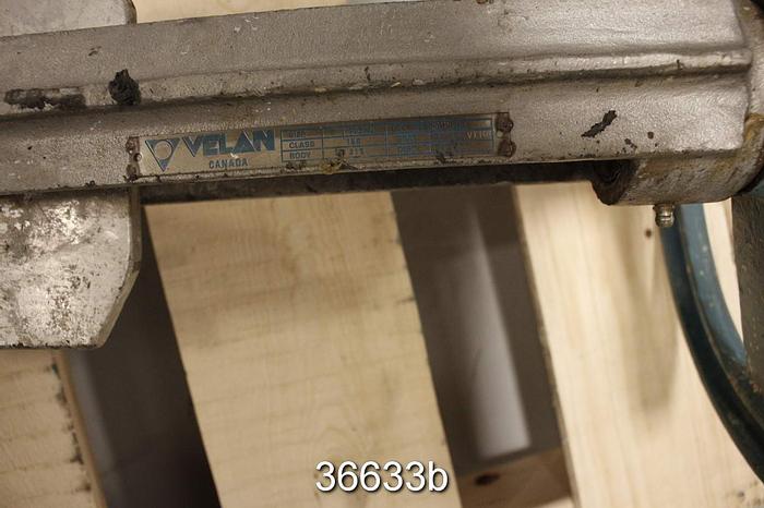 Used Velan 6" Hand Operated Knife Gate Valve #36633