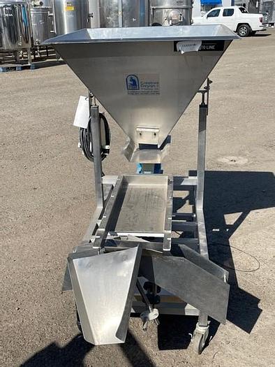 Used CDM Vibratory Feeder with Hopper Model BFZ-A