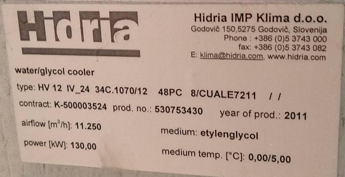 Usado Unidade modular de tratamento de ar HIDRIA